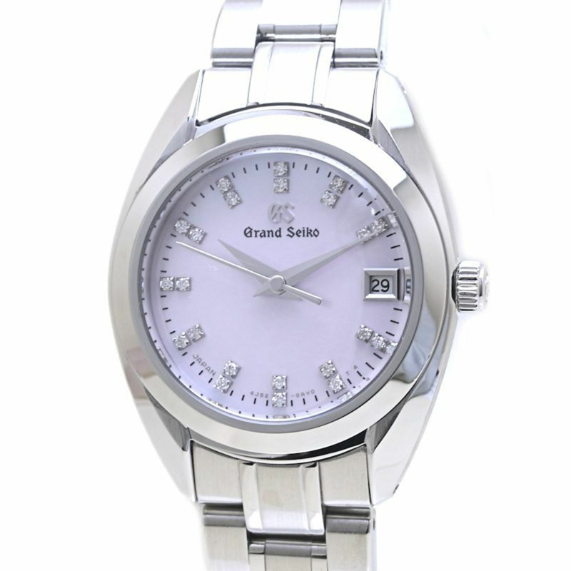 精工 Grand Seiko STGF277 4J52-0AC0 粉紅錶盤鑲鑽刻度女錶 不鏽鋼 40170-9