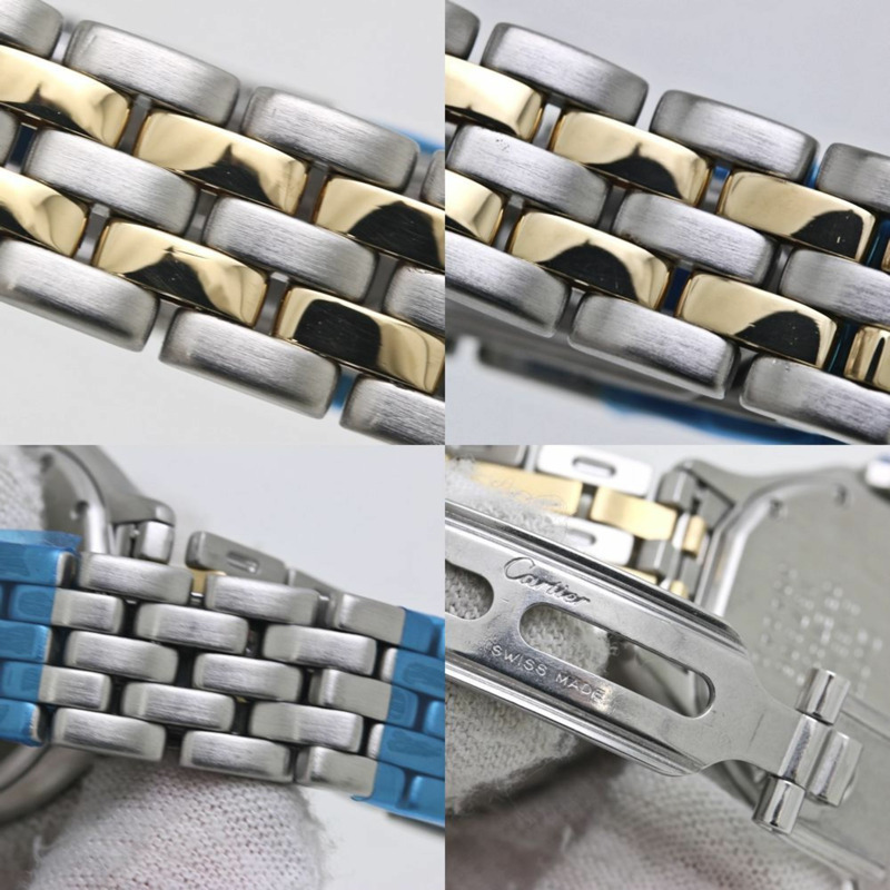 卡地亞 Panthere Cougar SM W35005B6 女士腕錶 18K 黃金 x 精鋼 40172-7