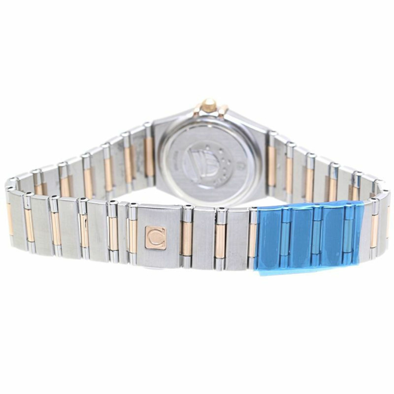 歐米茄星座系列迷你12鑽女士腕錶，18K金x不鏽鋼材質，型號40171，售價1360.75.00美元-2