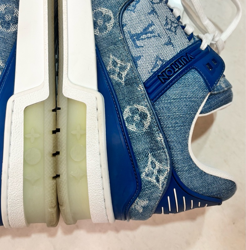 Louis Vuitton LV  Trainer 滿版牛仔老花-11