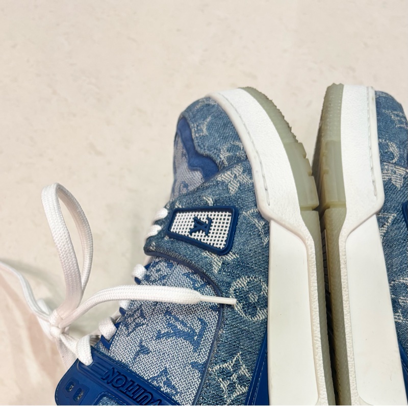Louis Vuitton LV  Trainer 滿版牛仔老花-21