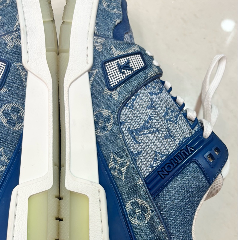 Louis Vuitton LV  Trainer 滿版牛仔老花-22