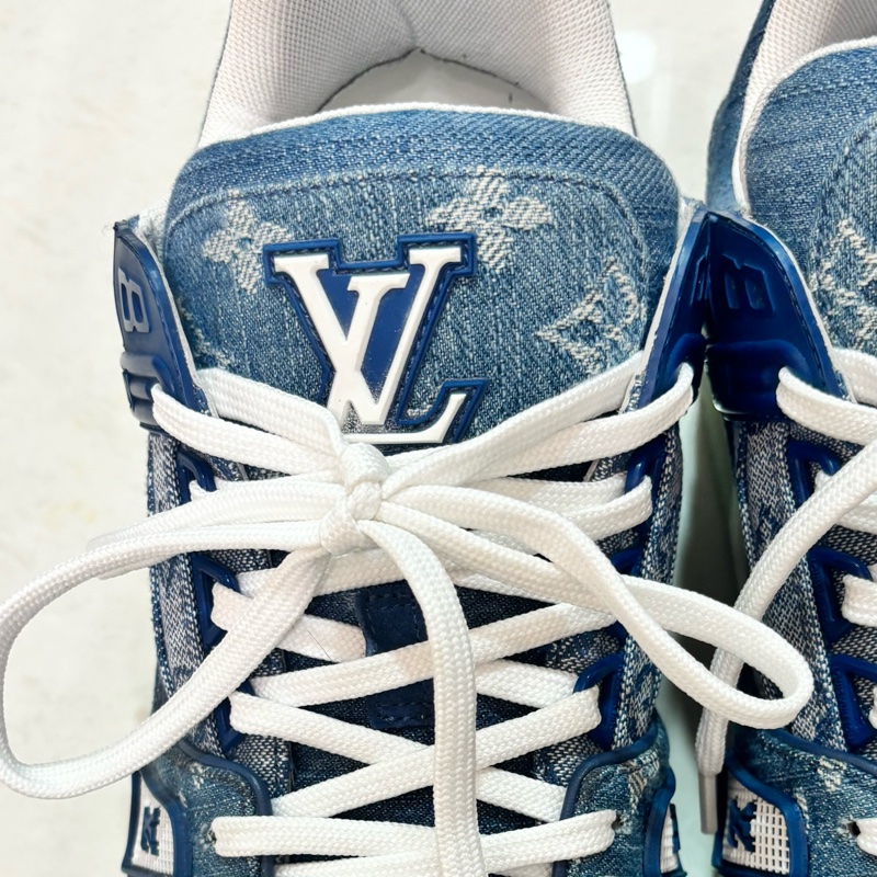 Louis Vuitton LV  Trainer 滿版牛仔老花-26