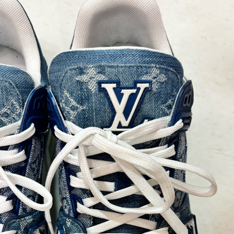 Louis Vuitton LV  Trainer 滿版牛仔老花-27