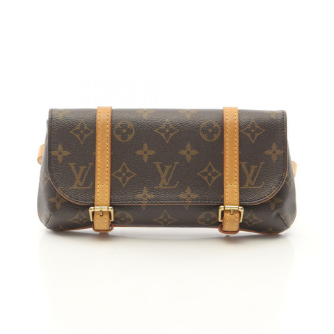 路易威登 Pochette Marrell 腰包 M51159 Monogram 帆布 棕色 二手 女士