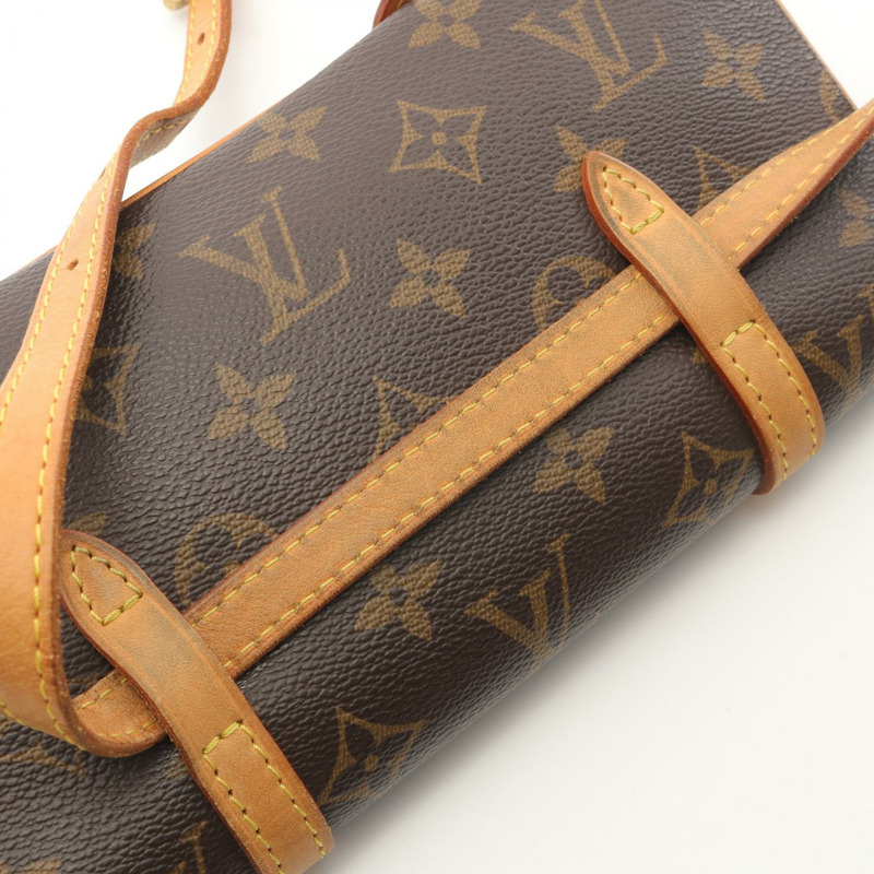路易威登 Pochette Marrell 腰包 M51159 Monogram 帆布 棕色 二手 女士-7