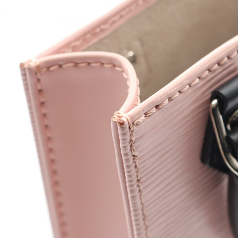 路易威登 Petit Sac Plat 斜背包 M69575 Epi Rose 纈草色二手 LV-4