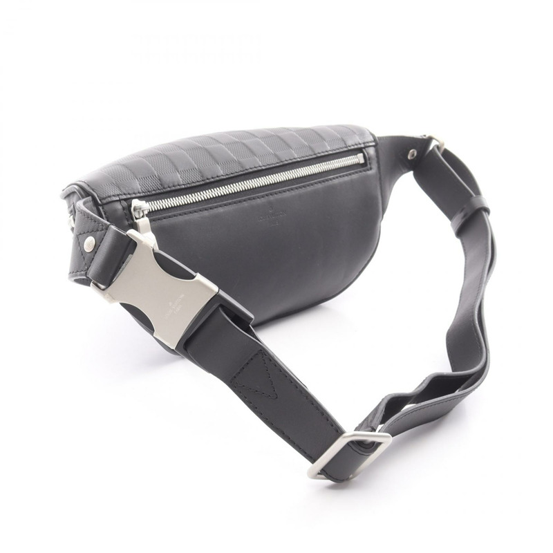 路易威登 (LOUIS VUITTON) 腰包 N40298 Damier Infini 皮革 縵瑪瑙色 二手 男士-1