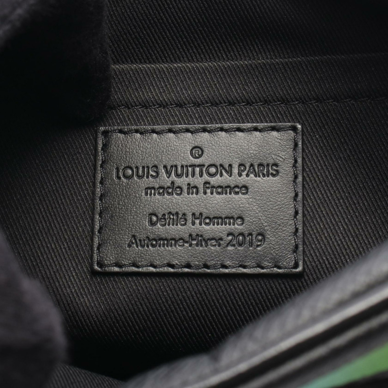 路易威登迷你軟箱肩斜背包 M30351 Taiga 彩虹黑-3