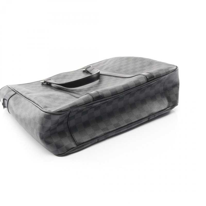 路易威登 Tadao 托特斜背包 N51192 Damier 石墨色皮革 黑色 LV-6