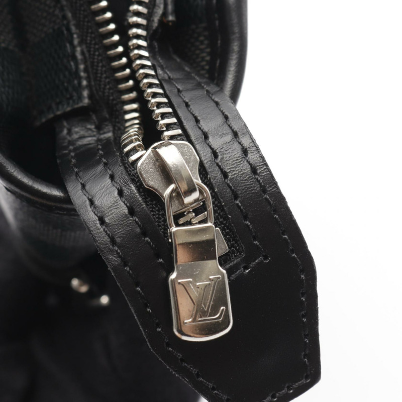 路易威登 Tadao 托特斜背包 N51192 Damier 石墨色皮革 黑色 LV-7