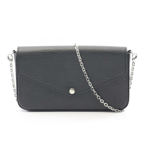 LOUIS VUITTON Pochette Felice 鏈條斜背包 M62648 Epi Noir 二手