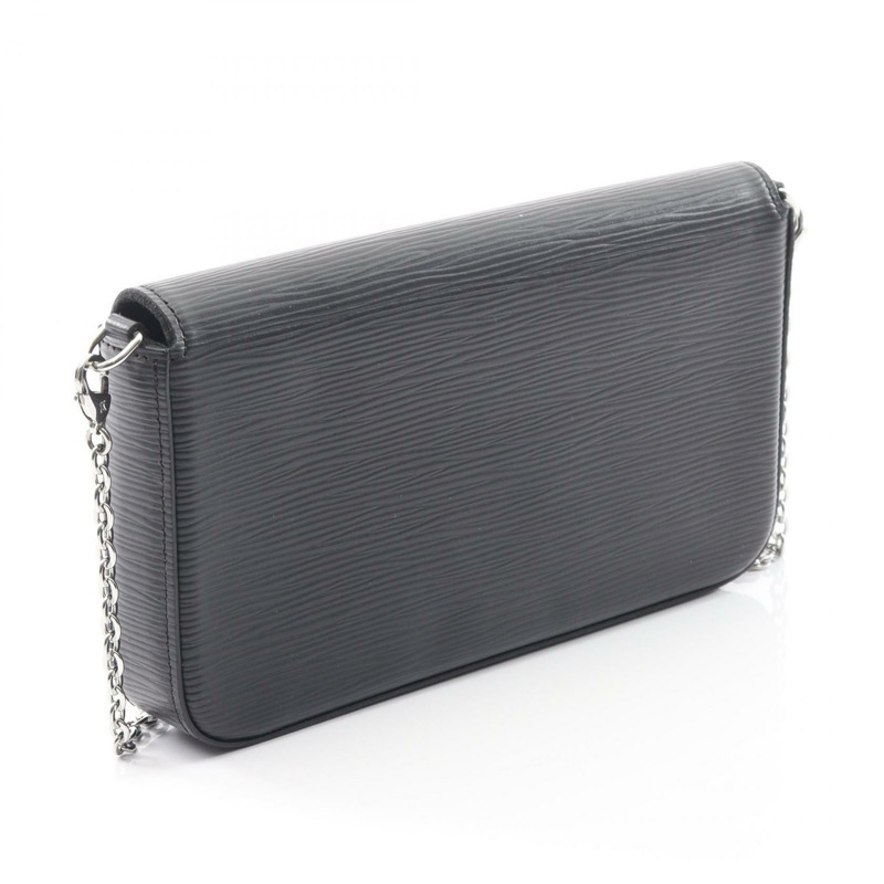 LOUIS VUITTON Pochette Felice 鏈條斜背包 M62648 Epi Noir 二手-1