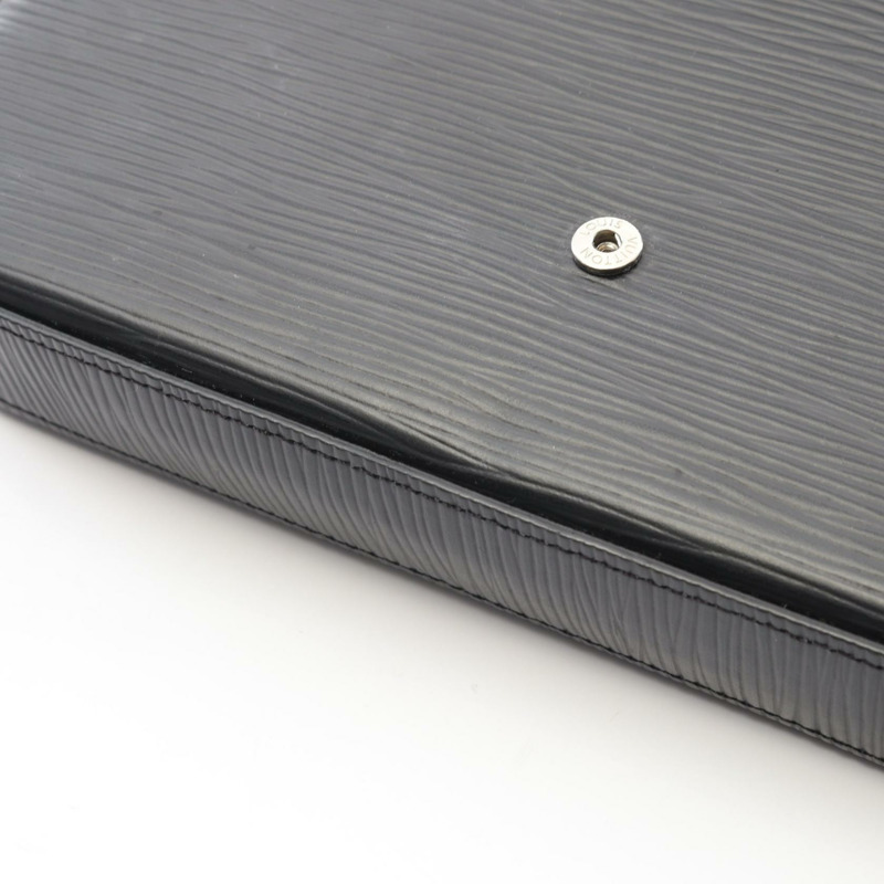 LOUIS VUITTON Pochette Felice 鏈條斜背包 M62648 Epi Noir 二手-6