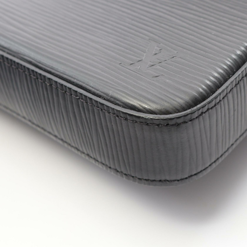 LOUIS VUITTON Pochette Felice 鏈條斜背包 M62648 Epi Noir 二手-7