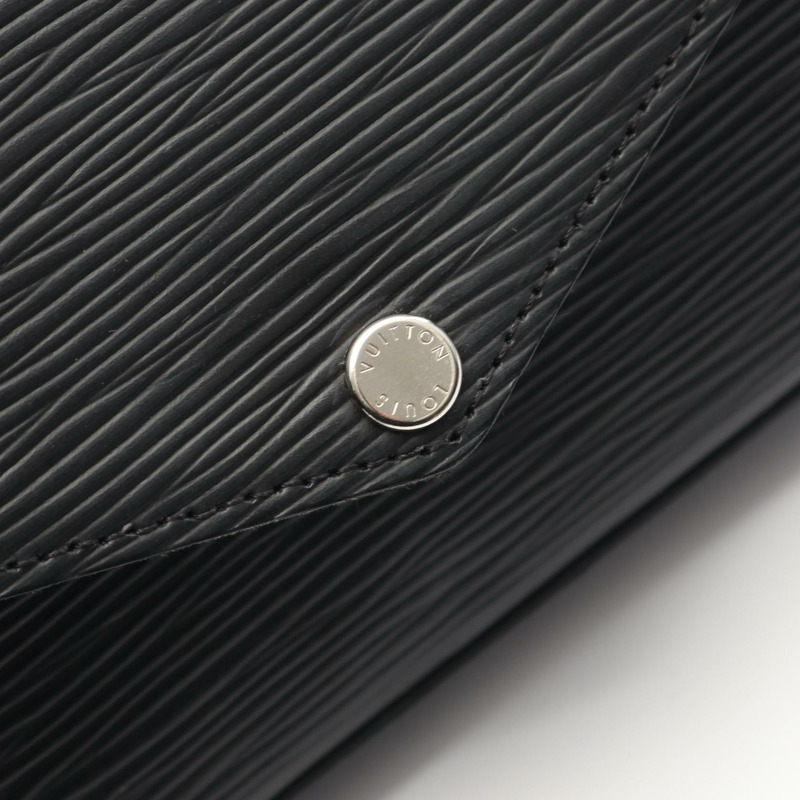 LOUIS VUITTON Pochette Felice 鏈條斜背包 M62648 Epi Noir 二手-8