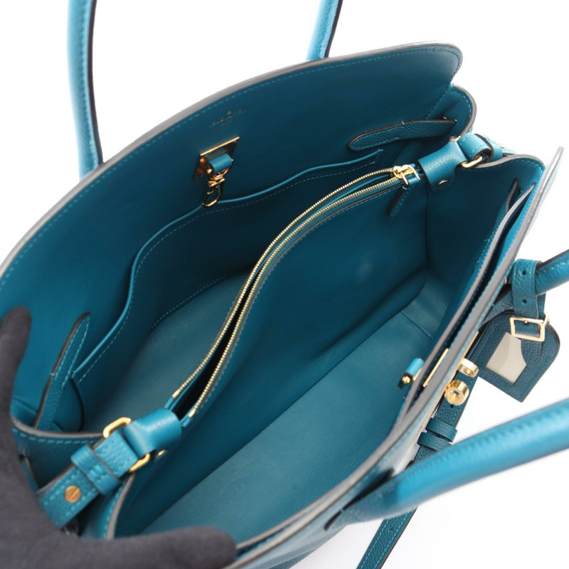 路易威登 Mila MM Colvert 斜背包 M55023 藍色皮革 二手-2