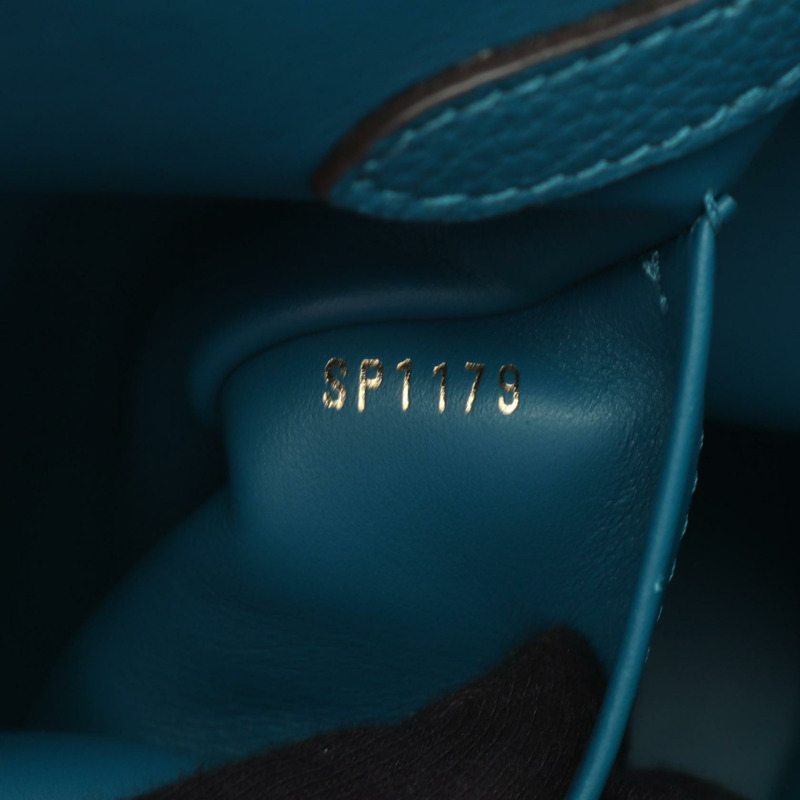 路易威登 Mila MM Colvert 斜背包 M55023 藍色皮革 二手-4