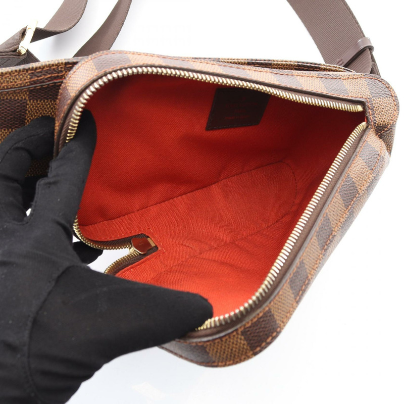 LOUIS VUITTON geronimos 腰包 N51994 Damier 帆布 棕色 Ebene 二手-2