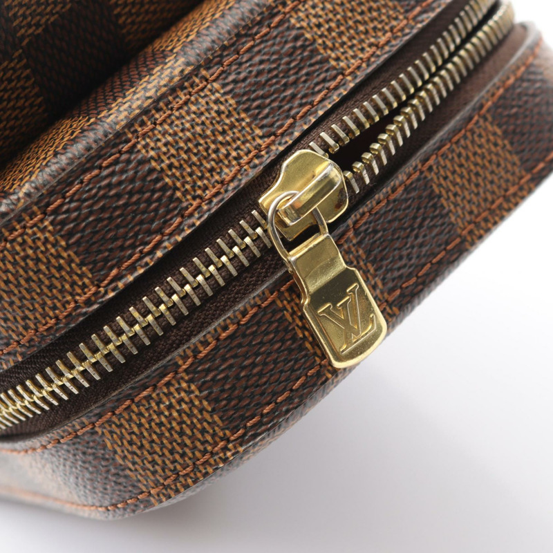 LOUIS VUITTON geronimos 腰包 N51994 Damier 帆布 棕色 Ebene 二手-6