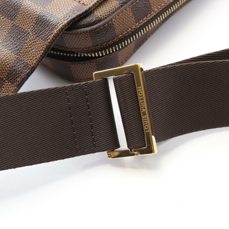 LOUIS VUITTON geronimos 腰包 N51994 Damier 帆布 棕色 Ebene 二手-7