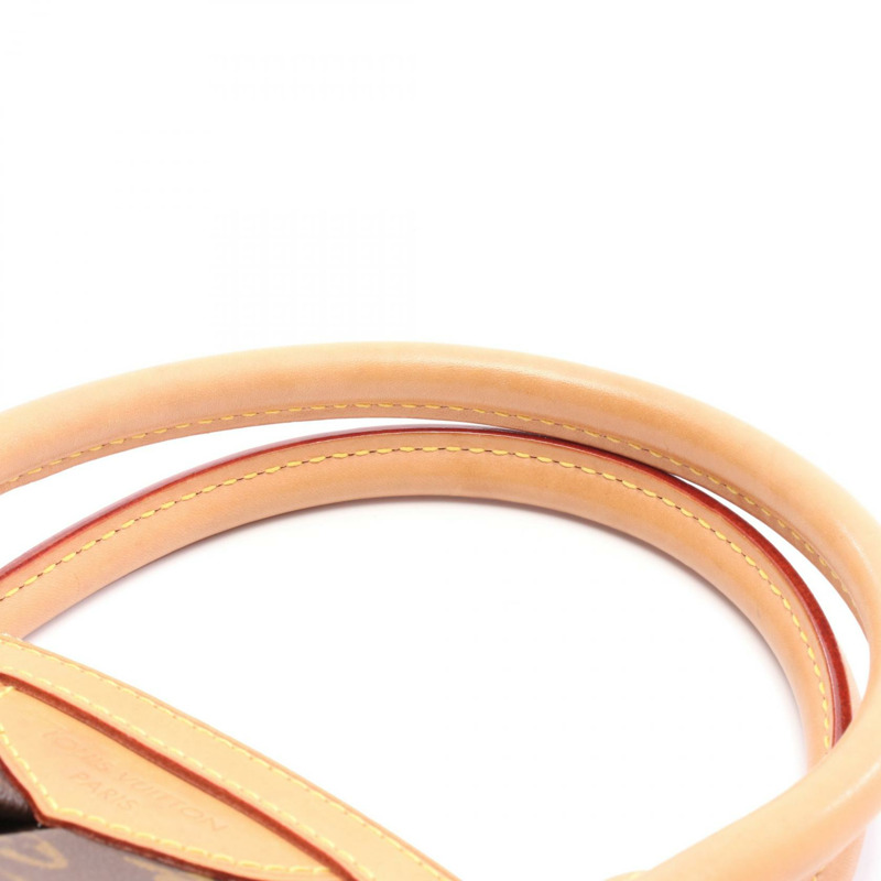 路易威登 Tivoli PM 手提包 M40143 Monogram 帆布皮革棕色二手女士-5