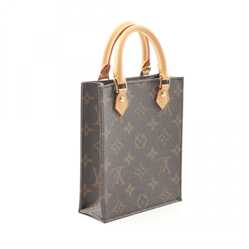 路易威登 Petit Sac Plat 斜背包 M81295 Monogram 帆布 二手女士-1