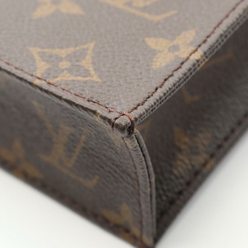 路易威登 Petit Sac Plat 斜背包 M81295 Monogram 帆布 二手女士-5