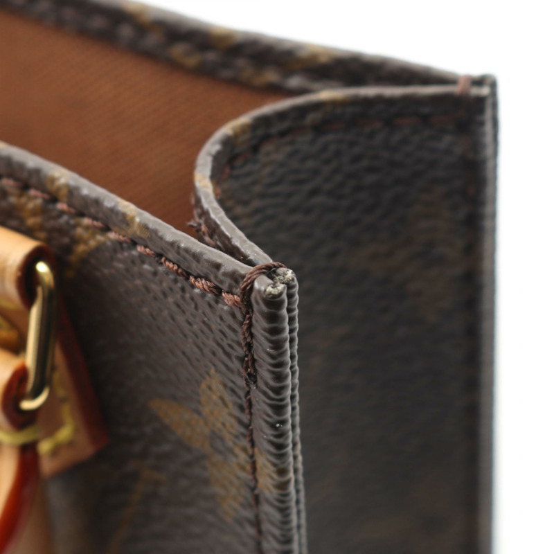 路易威登 Petit Sac Plat 斜背包 M81295 Monogram 帆布 二手女士-6