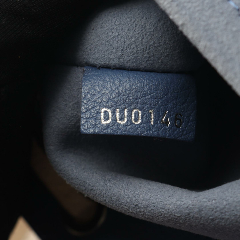 路易威登 Lock me 雙肩包 M41817 皮革 藍色 米色 二手 女士-6