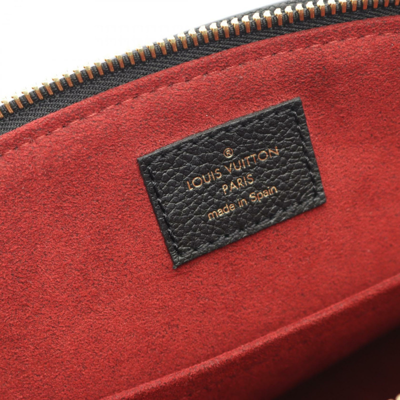 路易威登 Petit Palais 小號單肩手提包 M58916 Monogram Empreinte 黑色-3