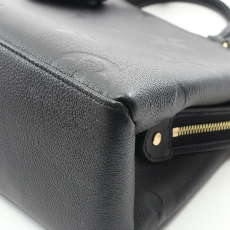 路易威登 Petit Palais 小號單肩手提包 M58916 Monogram Empreinte 黑色-4