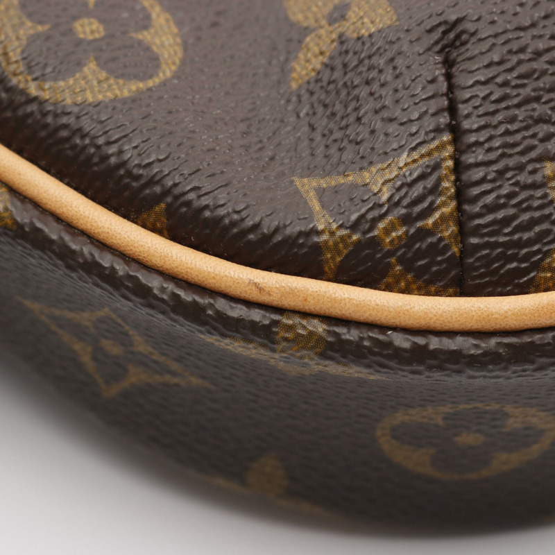 路易威登 Odeon PM 單肩斜背包 M56390 Monogram 皮革 棕色 二手-6