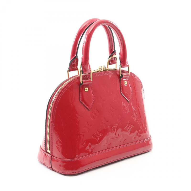 路易威登 Alma BB 單肩手提包 M91606 Monogram Vernis Pomme Damour LV-1