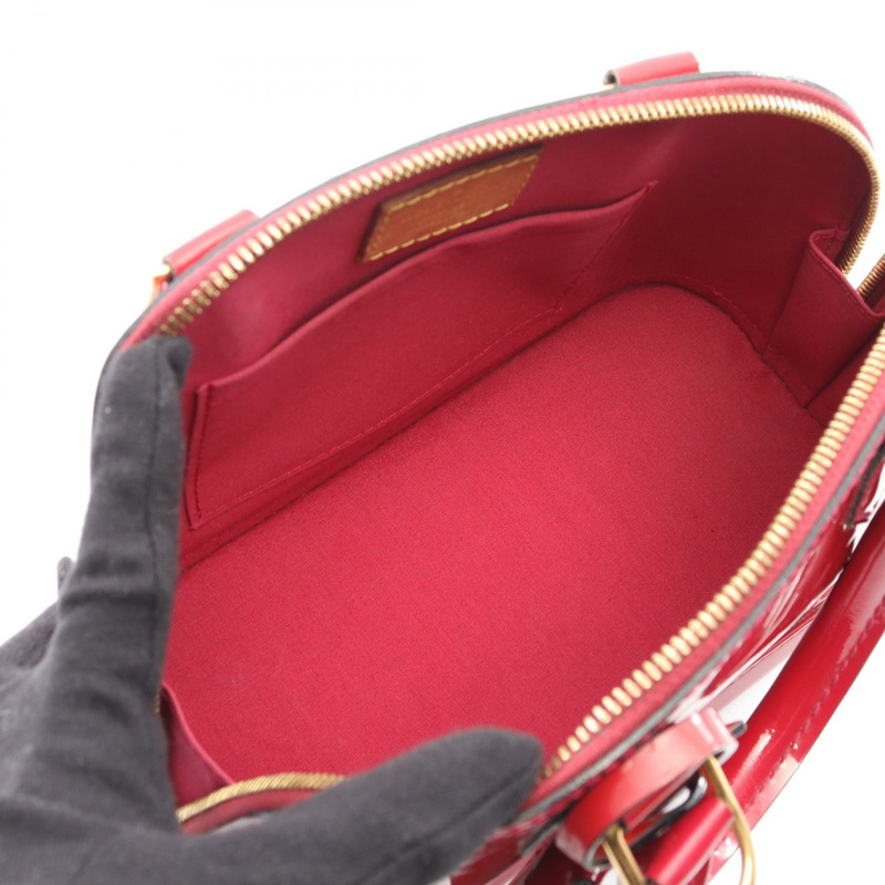 路易威登 Alma BB 單肩手提包 M91606 Monogram Vernis Pomme Damour LV-2