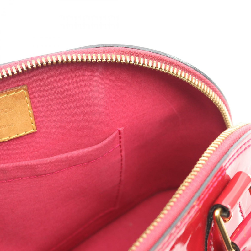 路易威登 Alma BB 單肩手提包 M91606 Monogram Vernis Pomme Damour LV-5