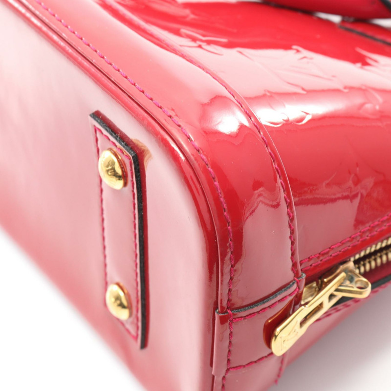 路易威登 Alma BB 單肩手提包 M91606 Monogram Vernis Pomme Damour LV-6