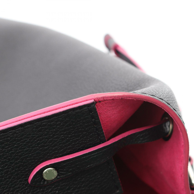 路易威登 Lockme 水桶斜背包 M54677 黑色皮革 二手 LV-5