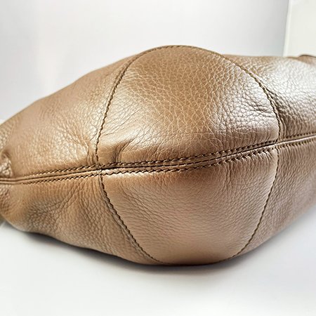 ＊奢華大道國際精品＊【G1805】GUCCI 棕色牛皮SOHO金鍊流蘇斜背包 308981-4