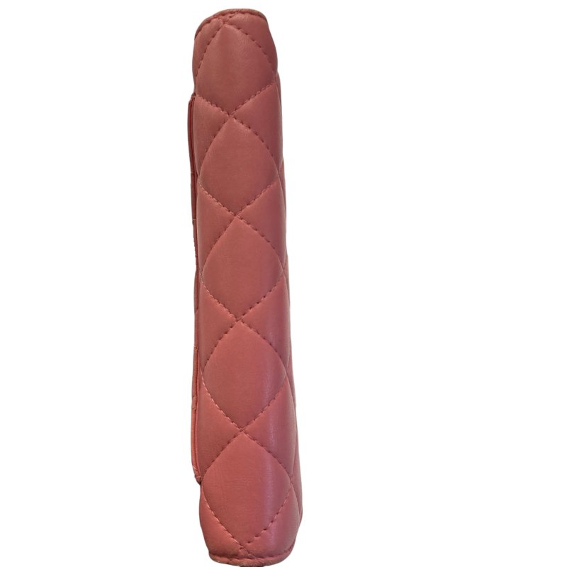 CHANEL 香奈兒 羊皮 長夾 粉色-4