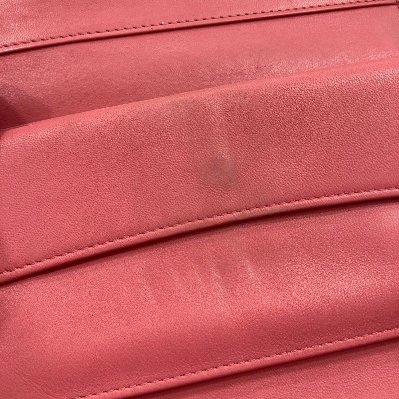 CHANEL 香奈兒 羊皮 長夾 粉色-12