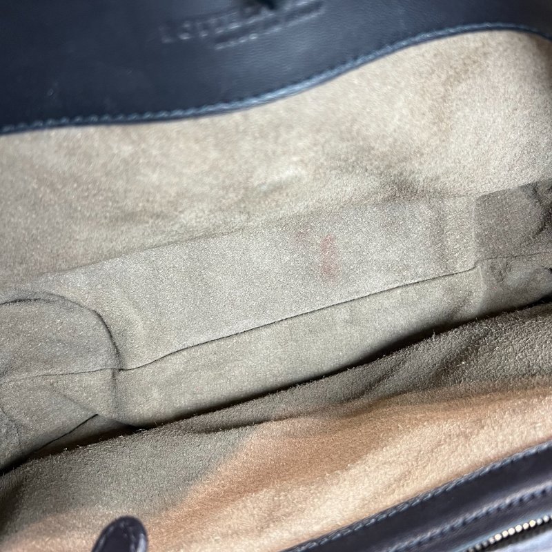 BV 黑編織單肩鍊條包-8