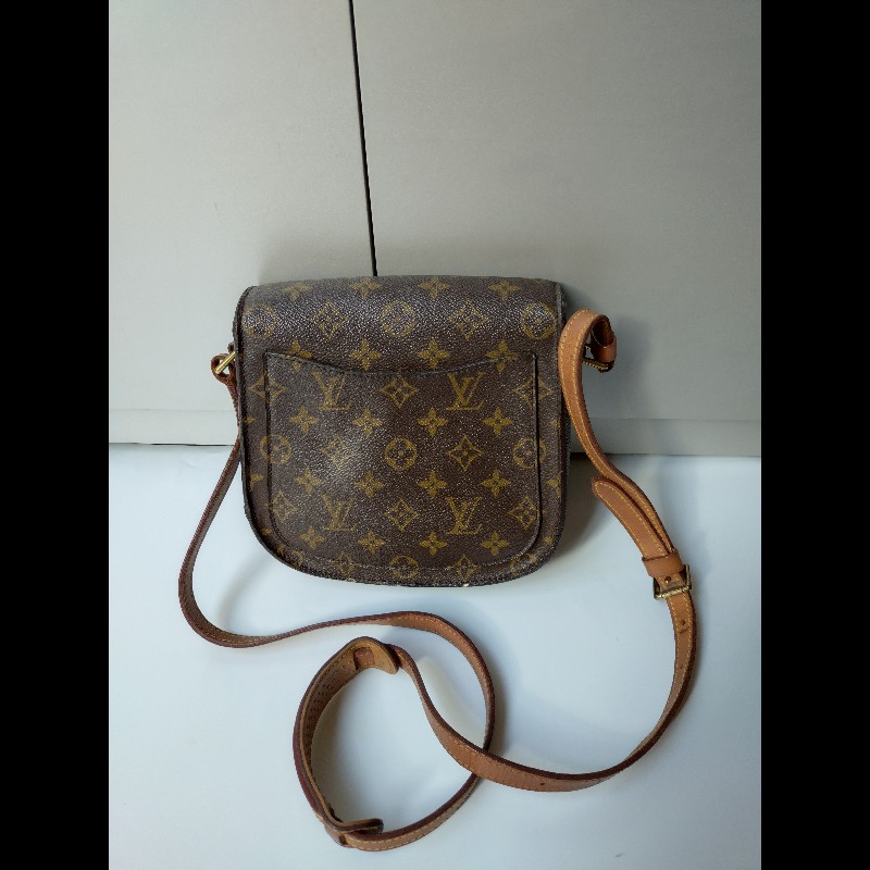 LV老花古董牛鼻斜背包-5