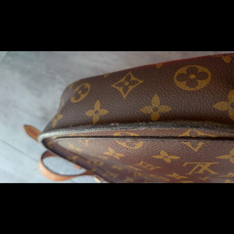 LV老花古董牛鼻斜背包-16