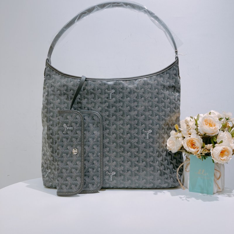 TW4563 Goyard 戈雅 大Tote Bag 熱門灰色Bohème Hobo Bag Grey-0