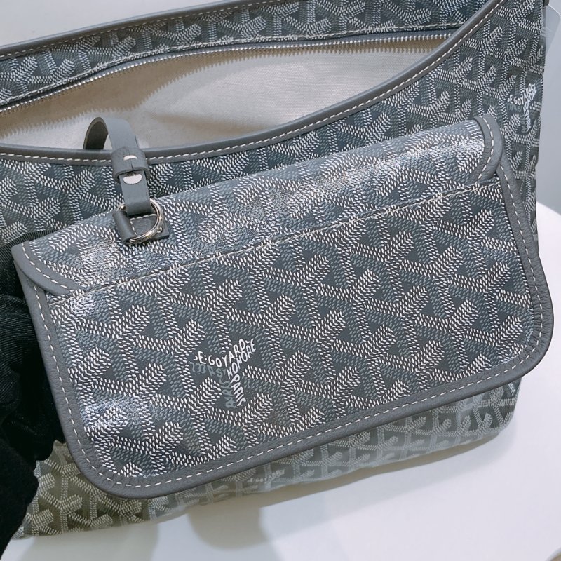 TW4563 Goyard 戈雅 大Tote Bag 熱門灰色Bohème Hobo Bag Grey-10