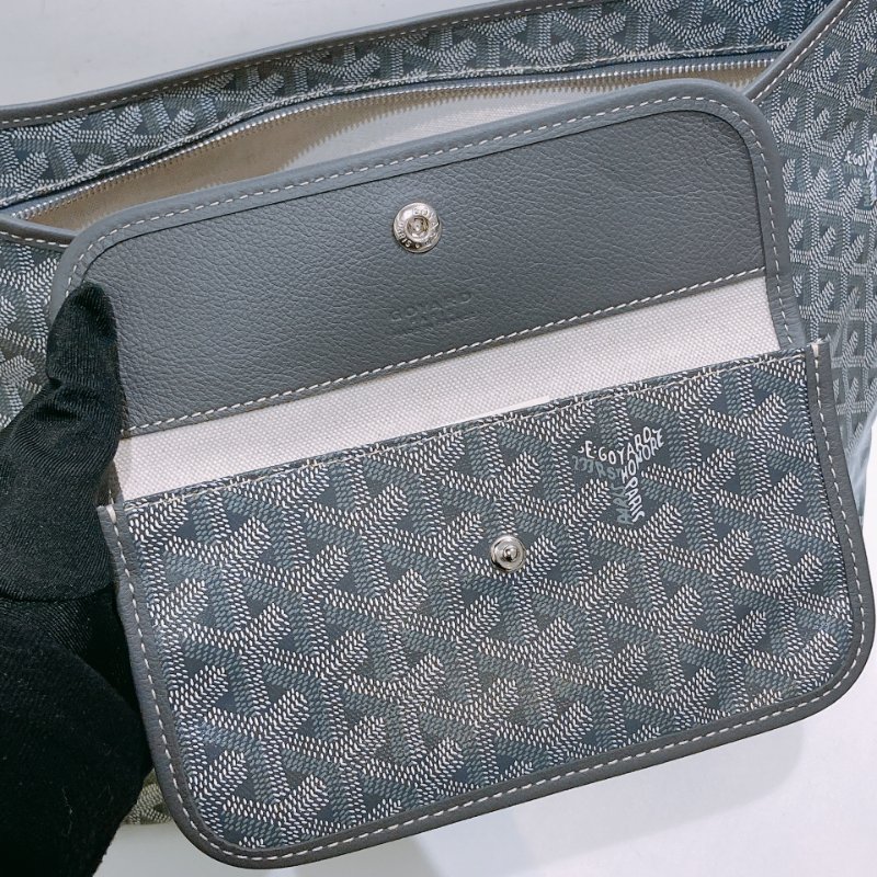 TW4563 Goyard 戈雅 大Tote Bag 熱門灰色Bohème Hobo Bag Grey-12