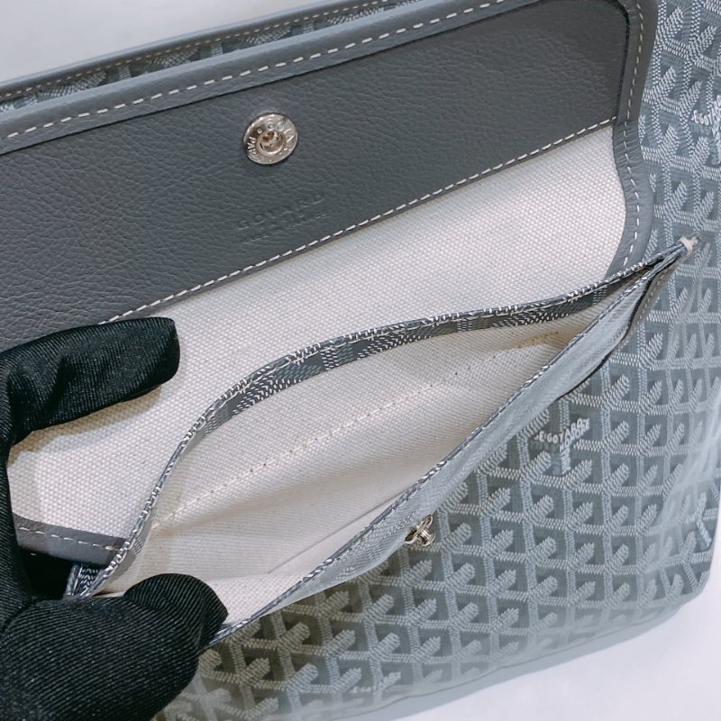 TW4563 Goyard 戈雅 大Tote Bag 熱門灰色Bohème Hobo Bag Grey-13