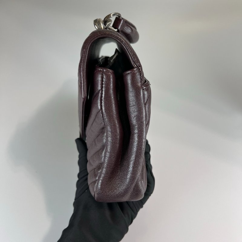 YSL 428056 暗酒紅學院包-3