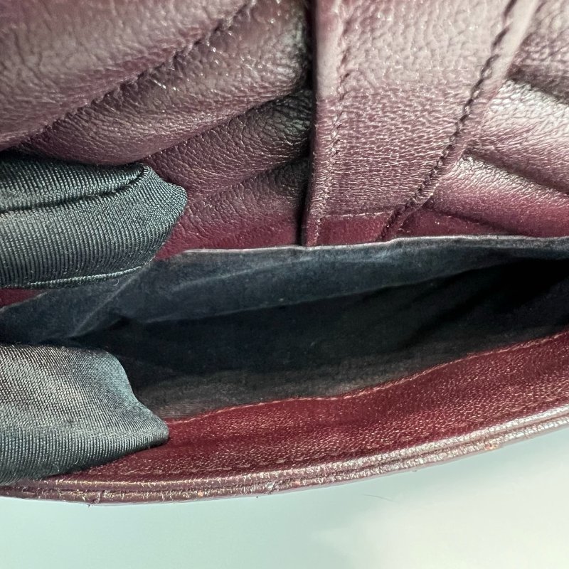 YSL 428056 暗酒紅學院包-7